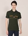 U.S. Polo Assn. Brand Tape Embroidered Polo Shirt