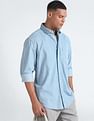 Tommy Hilfiger Button Down Collar Cotton Denim Shirt
