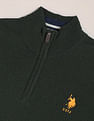U.S. Polo Assn. High Neck Solid Sweater