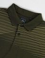 Arrow Sport Diagonal Stripe Pique Polo Shirt
