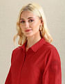 U.S. Polo Assn. Women Pure Cotton Cutwork Embroidery Top