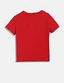 Tommy Hilfiger Kids Girls Logo Regular-Fit Cotton T-Shirt