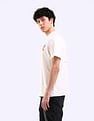 Flying Machine Graphic Print Cotton T-Shirt