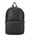 Calvin Klein Jeans Men Black Monogram Print Laptop Backpack