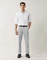 Arrow Regular Fit Dobby Weave Autoflex Trousers