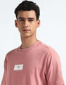 Flying Machine Crew Neck Relaxed Fit Logo T-Shirt