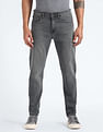 Flying Machine Slash Slim Tapered Fit Mid Rise Jeans