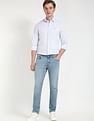 Tommy Hilfiger Striped Slim-Fit Poplin Woven Shirt