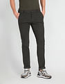 Arrow Sports Solid Dobby Trousers