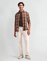 U.S. Polo Assn. Denim Co. Slim Fit Madras Checked Shirt