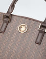 U.S. Polo Assn. Women Geometric Print Structured Handbag
