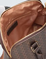 U.S. Polo Assn. Women Geometric Print Structured Handbag