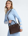 U.S. Polo Assn. Women Geometric Print Structured Handbag