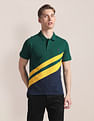 U.S. Polo Assn. Diagonal Stripe Cotton Polo Shirt