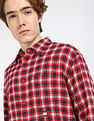 Tommy Hilfiger Kids Relaxed Fit Tartan Checked Shirt