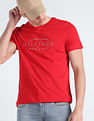 Tommy Hilfiger Typographic Print Slim Fit T-Shirt