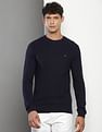 Tommy Hilfiger Crew Neck Textured Sweater