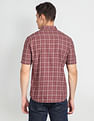 Arrow Sports Checkered Half Sleeve Casual Shirt