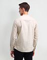U.S. Polo Assn. Denim Co. Slim Fit Poplin Linen Shirt