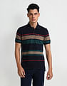 Arrow Sport Dynamax Horizontal Striped Regular Polo Shirt