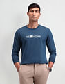 Arrow Newyork Crew Neck Typographic Sweatshirt