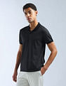 Flying Machine Geometric Printed Regular Fit Polo Shirt