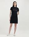 Tommy Hilfiger Solid Logo Polo Dress