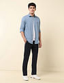 U.S. Polo Assn. Tailored Fit Pure Cotton Dobby Shirt