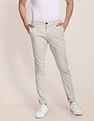 U.S. Polo Assn. Austin Trim Fit Textured Casual Trousers