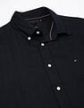 Tommy Hilfiger Solid Regular-Fit Linen Shirt