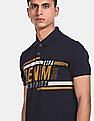 U.S. Polo Assn. Cotton Brand Print Polo Shirt
