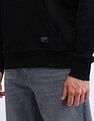 Flying Machine Brand Embossed Relaxed Fit Sweatshirt
