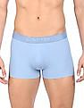 Calvin Klein Underwear Men Light Blue Elasticized Waistband Solid Trunks