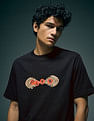 Flying Machine Abstract Printed Relaxed Fit T-Shirt
