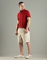 Tommy Hilfiger Solid Regular Fit Cotton Polo T-Shirt