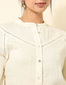 U.S. Polo Assn. Women Lace Detailed Solid Shirt