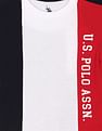 U.S. Polo Assn. Kids Boys Vertical Stripe Pique T-Shirt