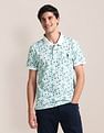 U.S. Polo Assn. Floral Print Slim Polo Shirt
