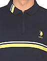 U.S. Polo Assn. Pique Striped Polo Shirt