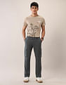 U.S. Polo Assn. Denim Co. Mid Rise Solid Straight Fit Cargos