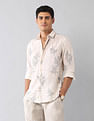 U.S. Polo Assn. Denim Co. Tropical Printed Poplin Regular Fit Shirt