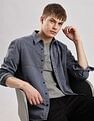Calvin Klein Jeans Solid Slim Fit Plain Woven Shirt