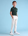 U.S. Polo Assn. Kids Boys Brand Printed Regular Fit Track Pants