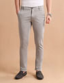 U.S. Polo Assn. Austin Regular Fit Cotton Stretch Printed Signature Trousers
