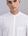 Tommy Hilfiger Striped Slim Fit Plain Woven Shirt