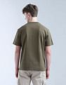 Flying Machine Digitopia Solid Relaxed Fit T-Shirt