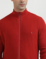 Tommy Hilfiger Organic Cotton Zip Up Sweater