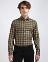 Tommy Hilfiger Melange Large Checked Regular Fit Shirt