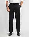 Arrow Tapered Fit Solid Trousers