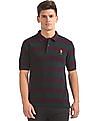 U.S. Polo Assn. Striped Slim Fit Polo Shirt